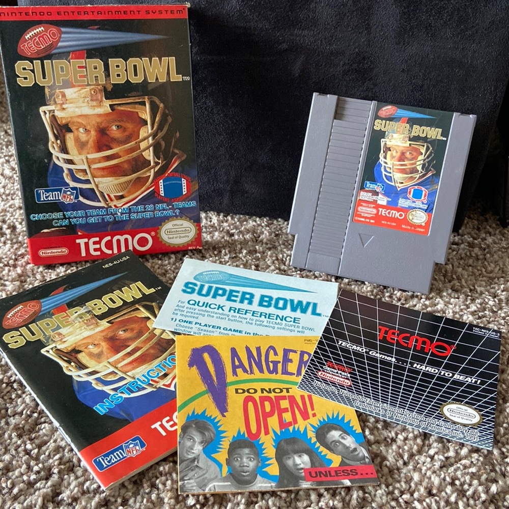 NES Tecmo Super Bowl Game